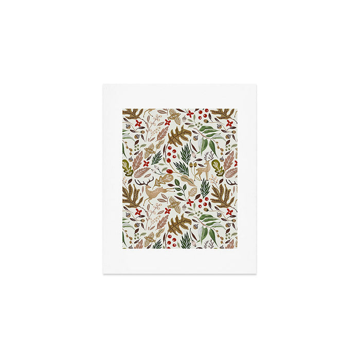 Christmas in the wild nature Art Print Gallery Image 1