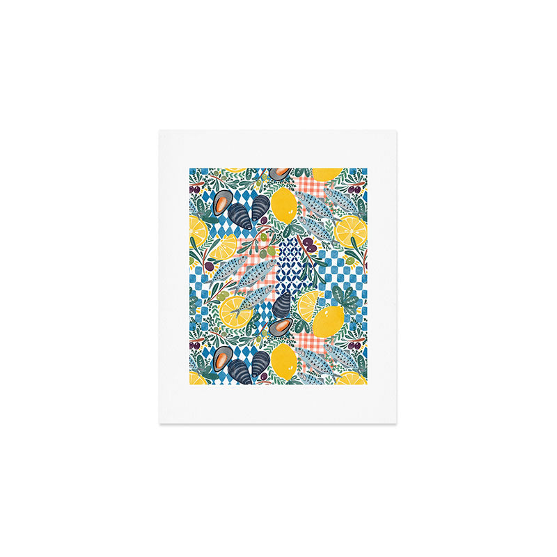 Citrus Coastal Adventure Art Print Gallery Image 1