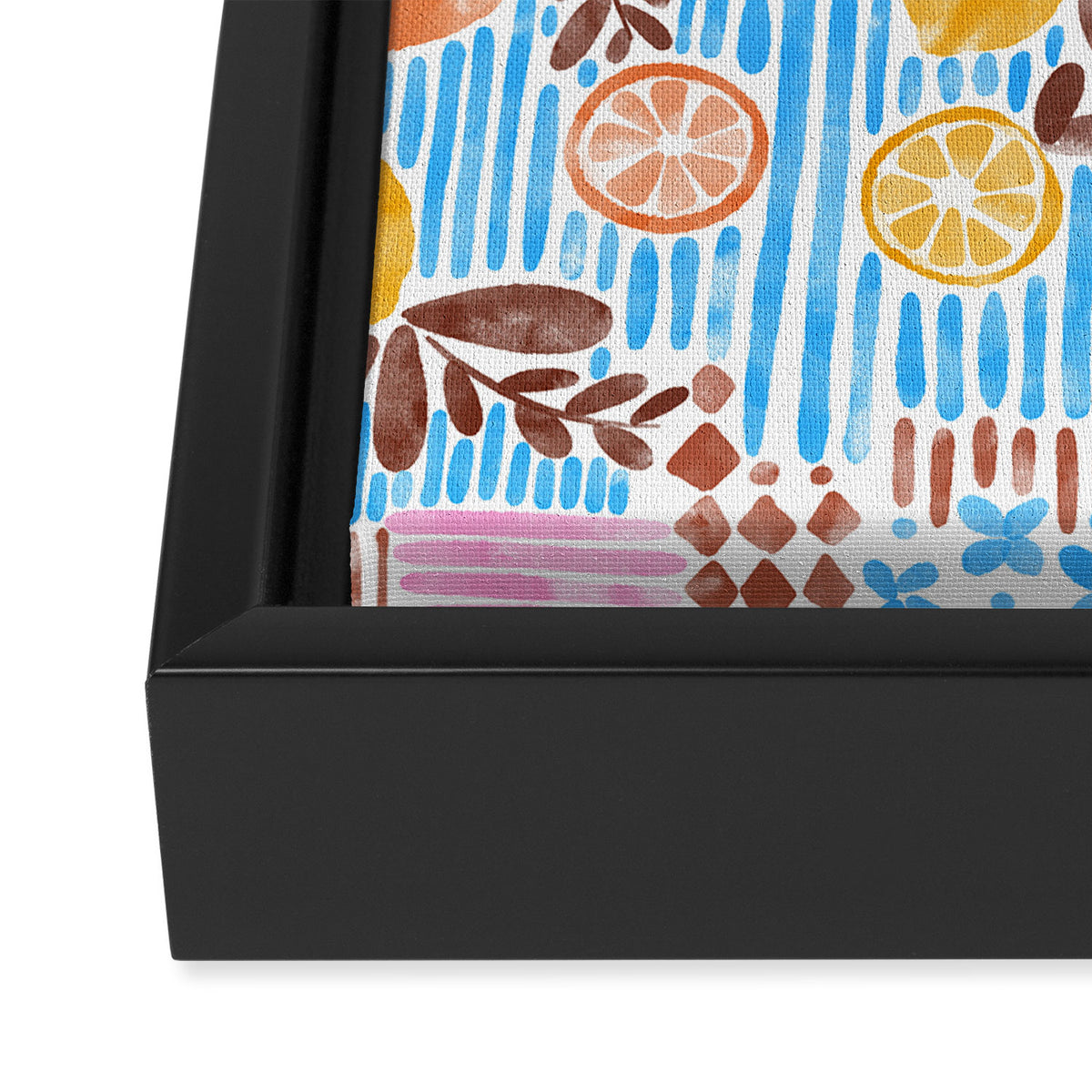 Citrus Fusion Extravaganza Framed Canvas Print Gallery Image 3