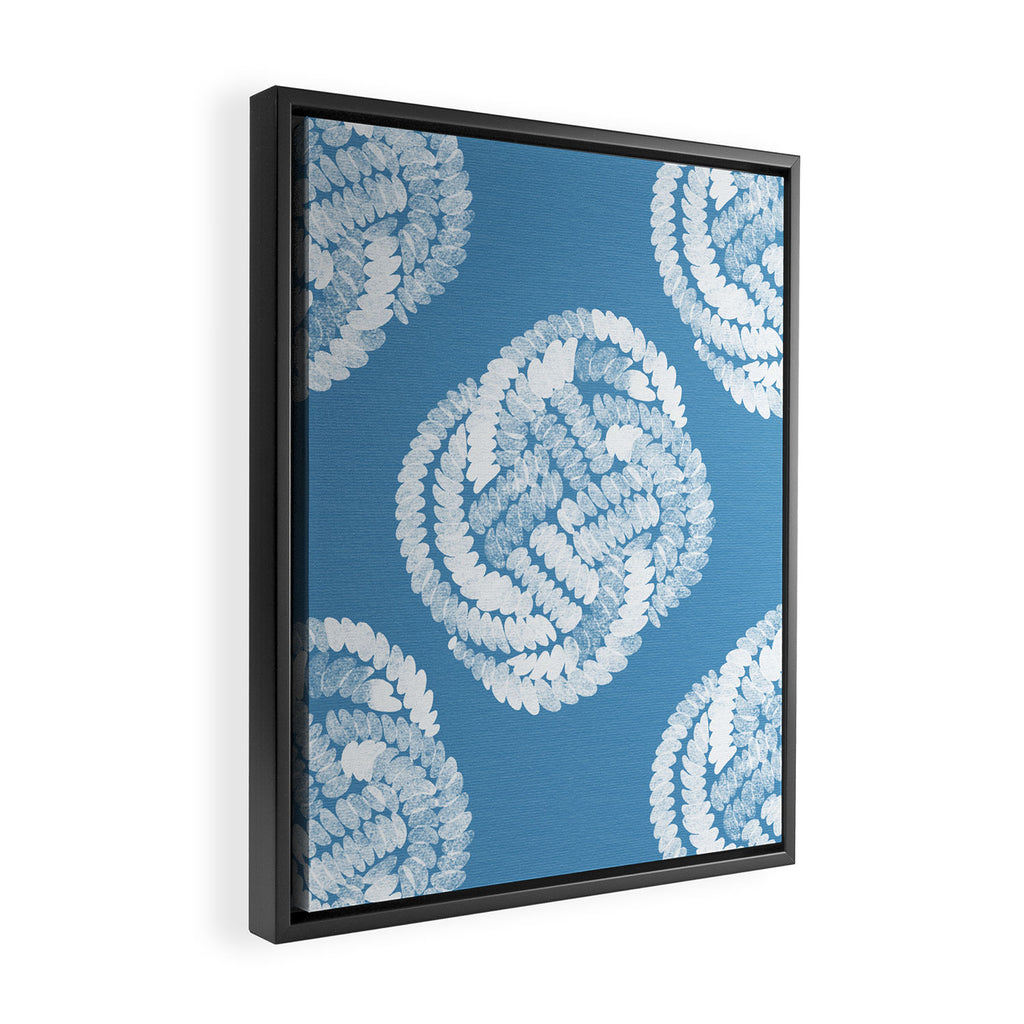 Coastal Knot Interlacing Framed Canvas Print Gallery Image 2