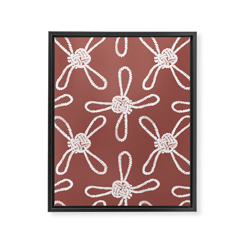 Coastal Knot Style Framed Canvas Print Gallery Image 8