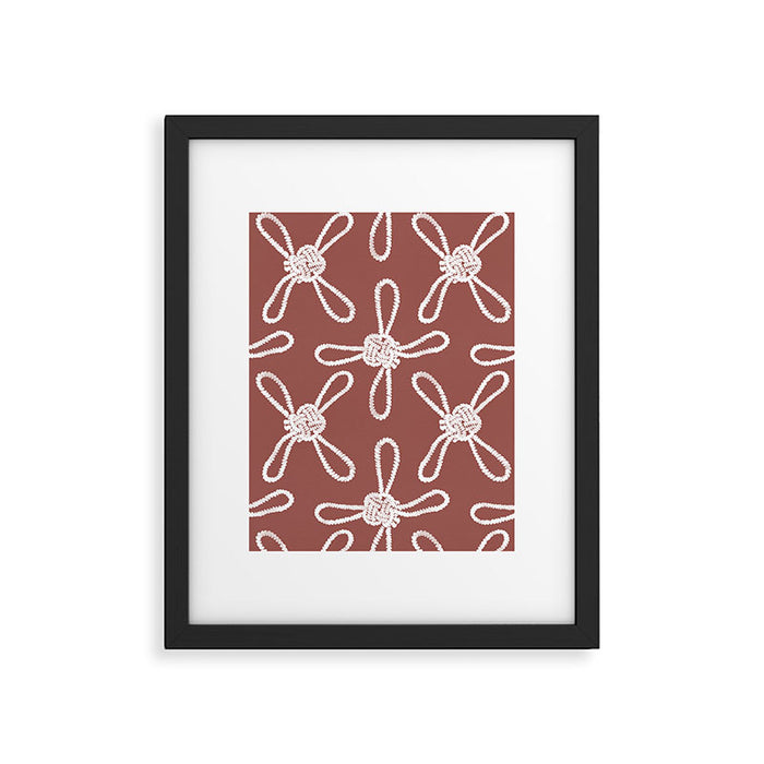 Coastal Knot Style Framed Art Print Gallery Image 1