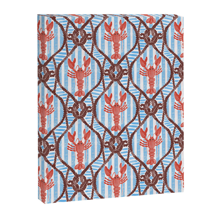 Coastal Lobster Elegance Canvas Print Gallery Image 1