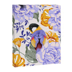 Colorful birds in garden flowers YL Canvas Print Gallery Image 8