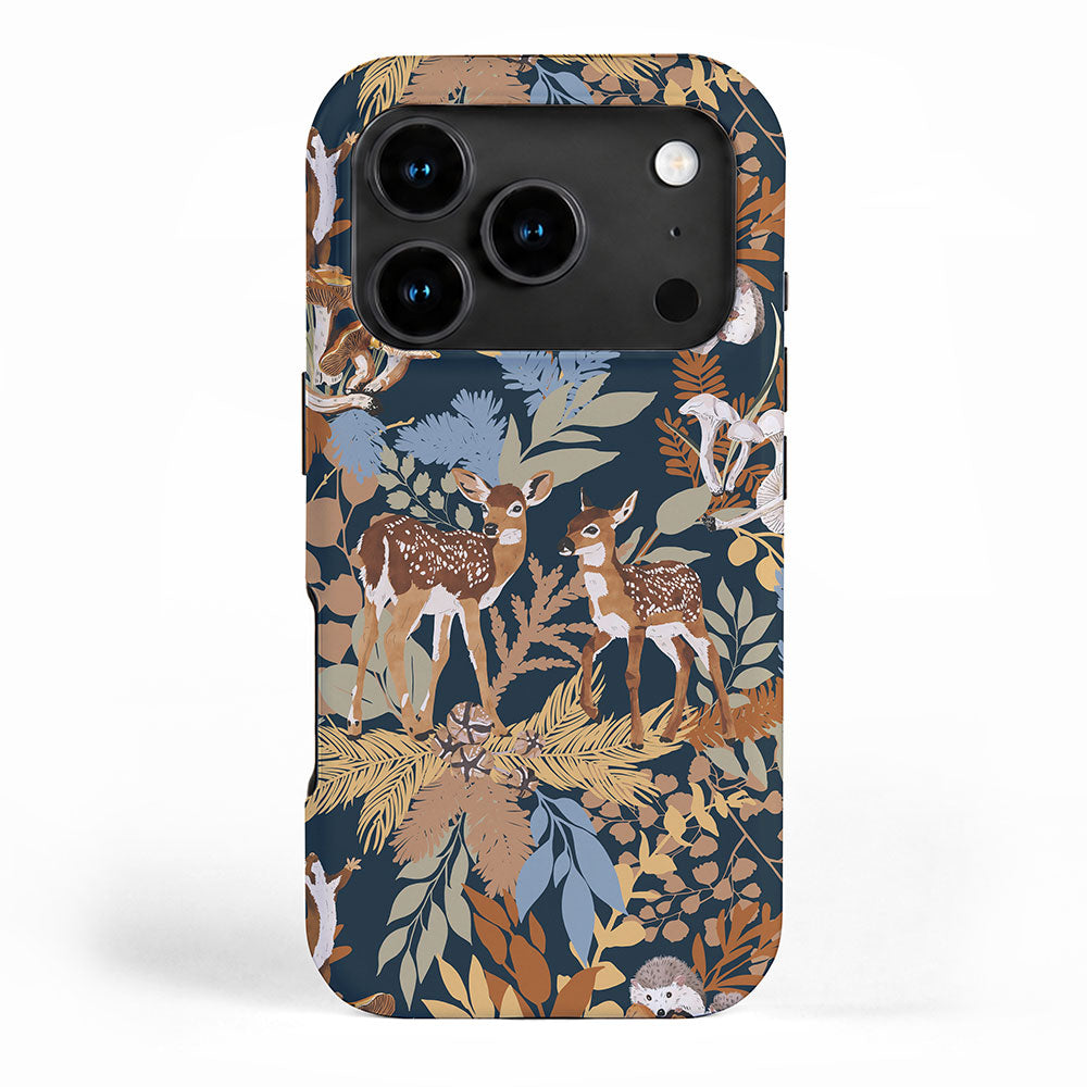 Colorful Dark Forest Animals B iPhone Case Gallery Image 1