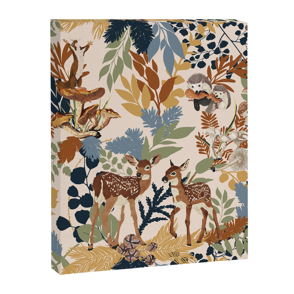 Colorful Forest Animals A Canvas Print Gallery Image 8