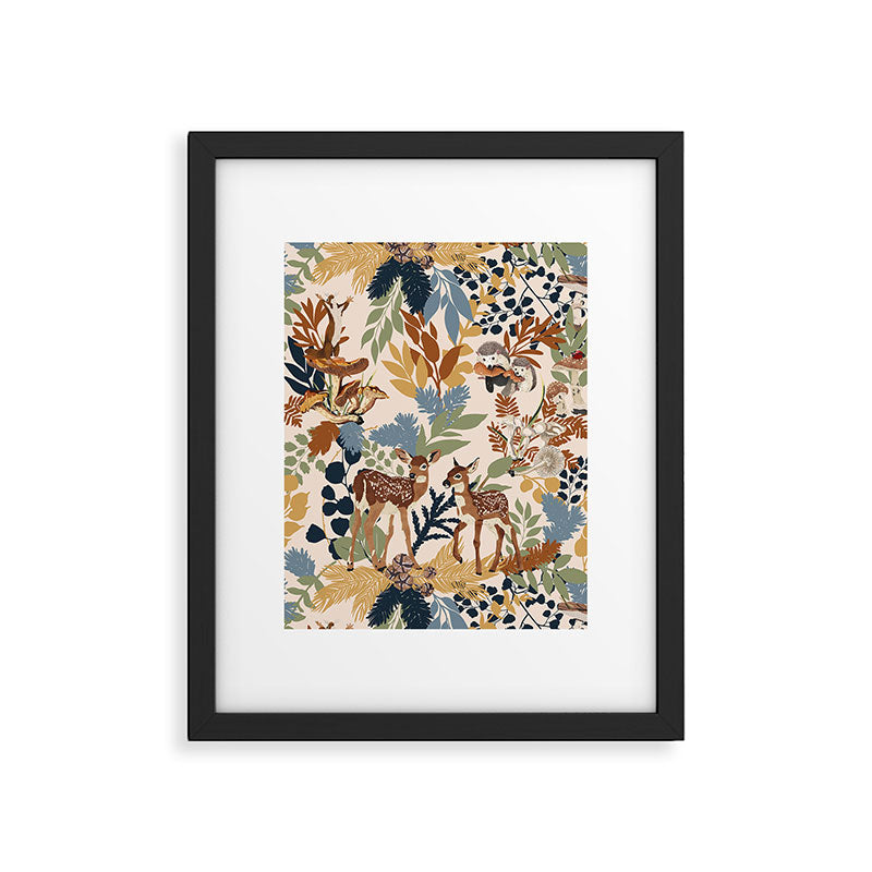 Colorful Forest Animals A Framed Art Print Gallery Image 6