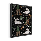 Cowboy Dreams Delight Framed Canvas Print Gallery Image 2