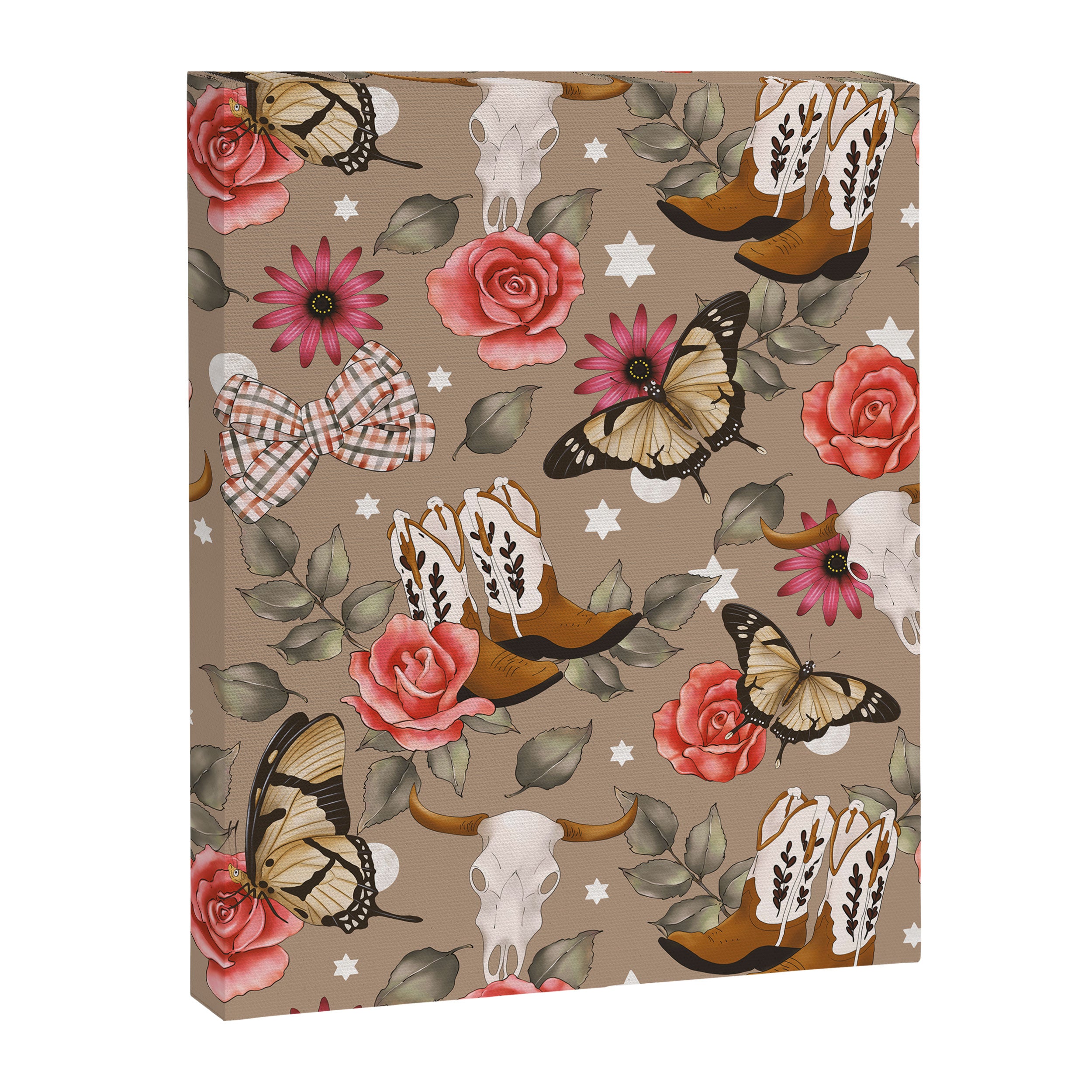 Cowboy Spirit Blooms Canvas Print Gallery Image 8