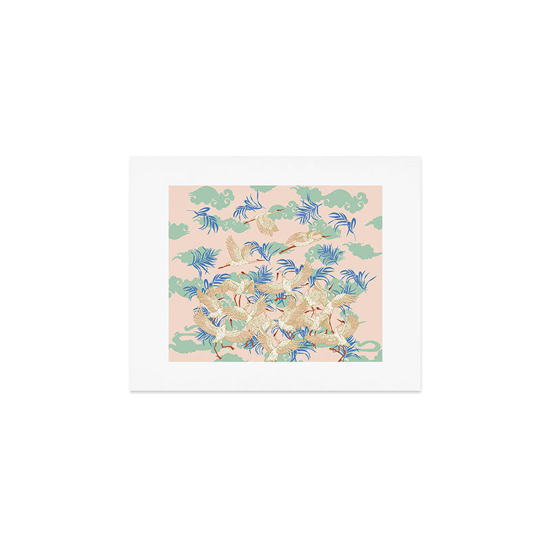 Cranes dance Art Print Gallery Image 1