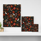 Dark autumnal mushrooms II Canvas Print Gallery Image 3