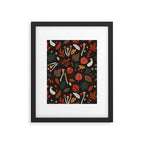 Dark autumnal mushrooms II Framed Art Print Gallery Image 6