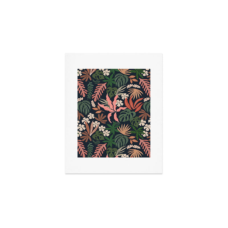 Dark Bohemian Tropical Charm Art Print Gallery Image 1