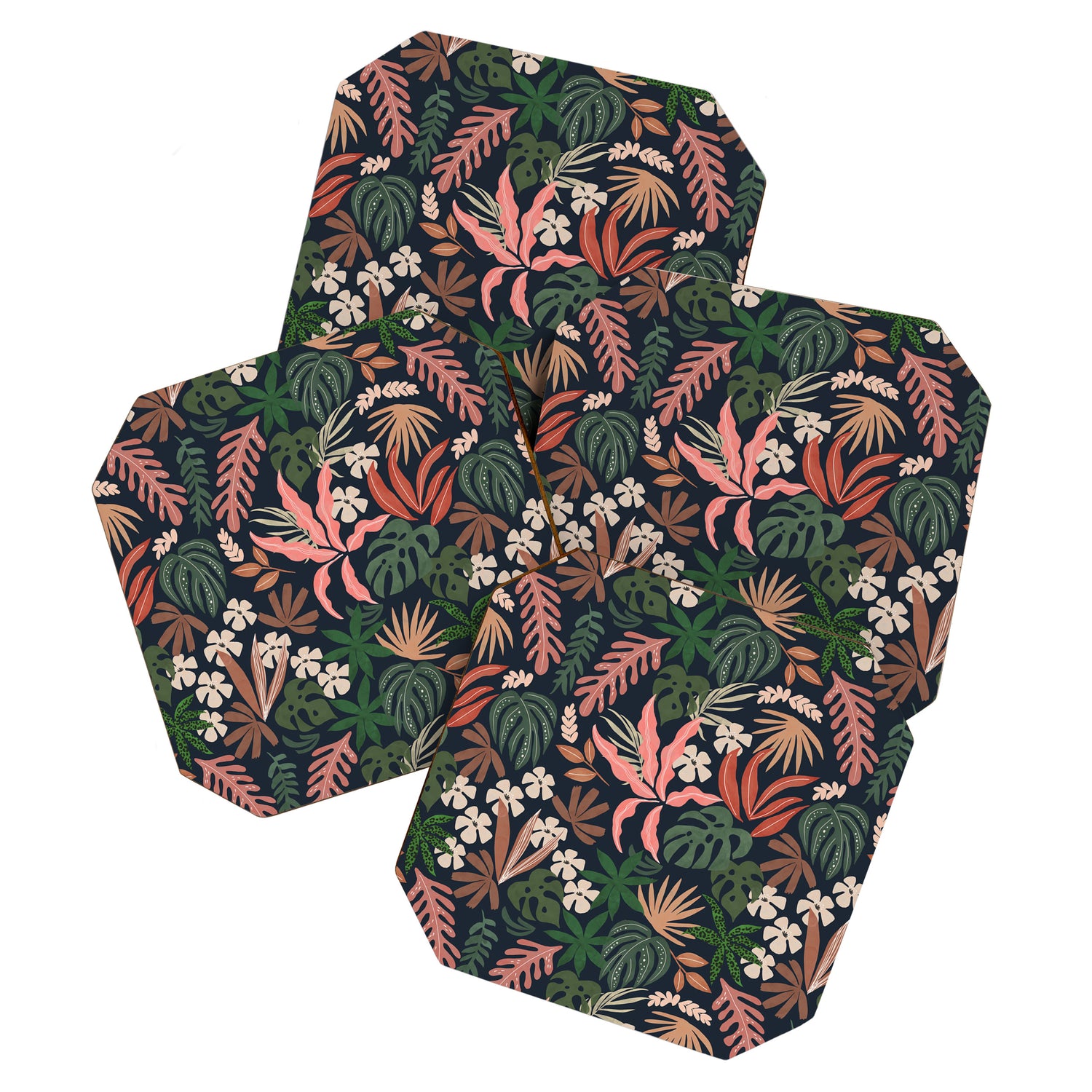 Dark Bohemian Tropical Charm Coaster Gallery Image 1