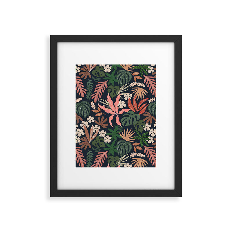Dark Bohemian Tropical Charm Framed Art Print Gallery Image 6