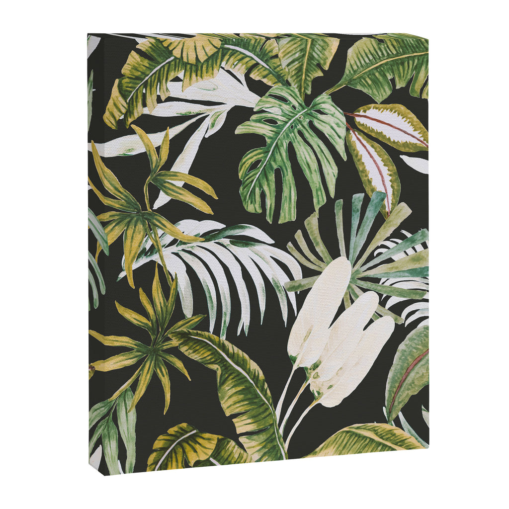 Dark watercolor jungle 1 Canvas Print Gallery Image 8