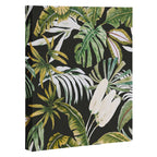 Dark watercolor jungle 1 Canvas Print Gallery Image 3