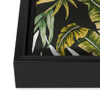 Dark watercolor jungle 1 Framed Canvas Print Gallery Image 3