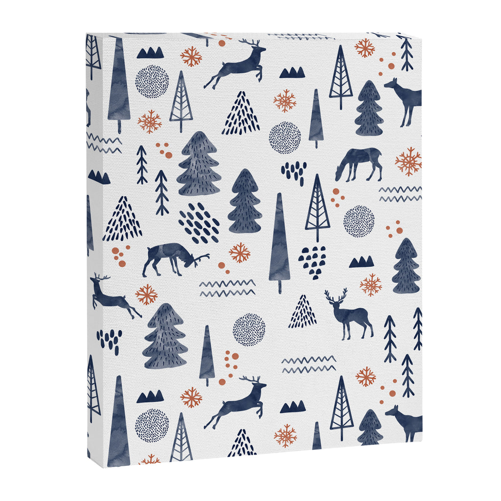 Deer Christmas forest Canvas Print Gallery Image 8