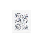 Deer Christmas forest Art Print Gallery Image 1