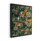 Deer in the autumn nature 22 Framed Canvas Print Gallery Image 2