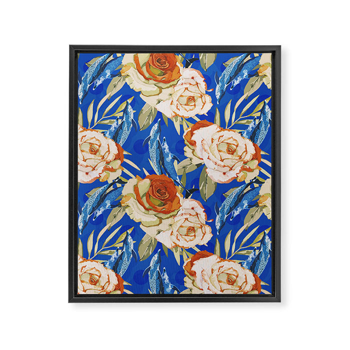 Dolphin Eternal Marine Spring Framed Canvas Print Gallery Image 1