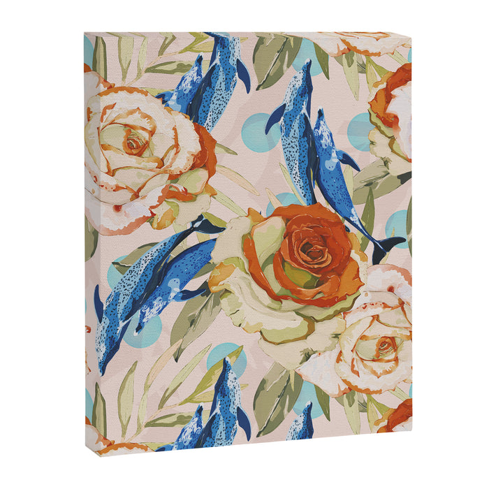 Dolphin Eternal Spring Charm Canvas Print Gallery Image 1