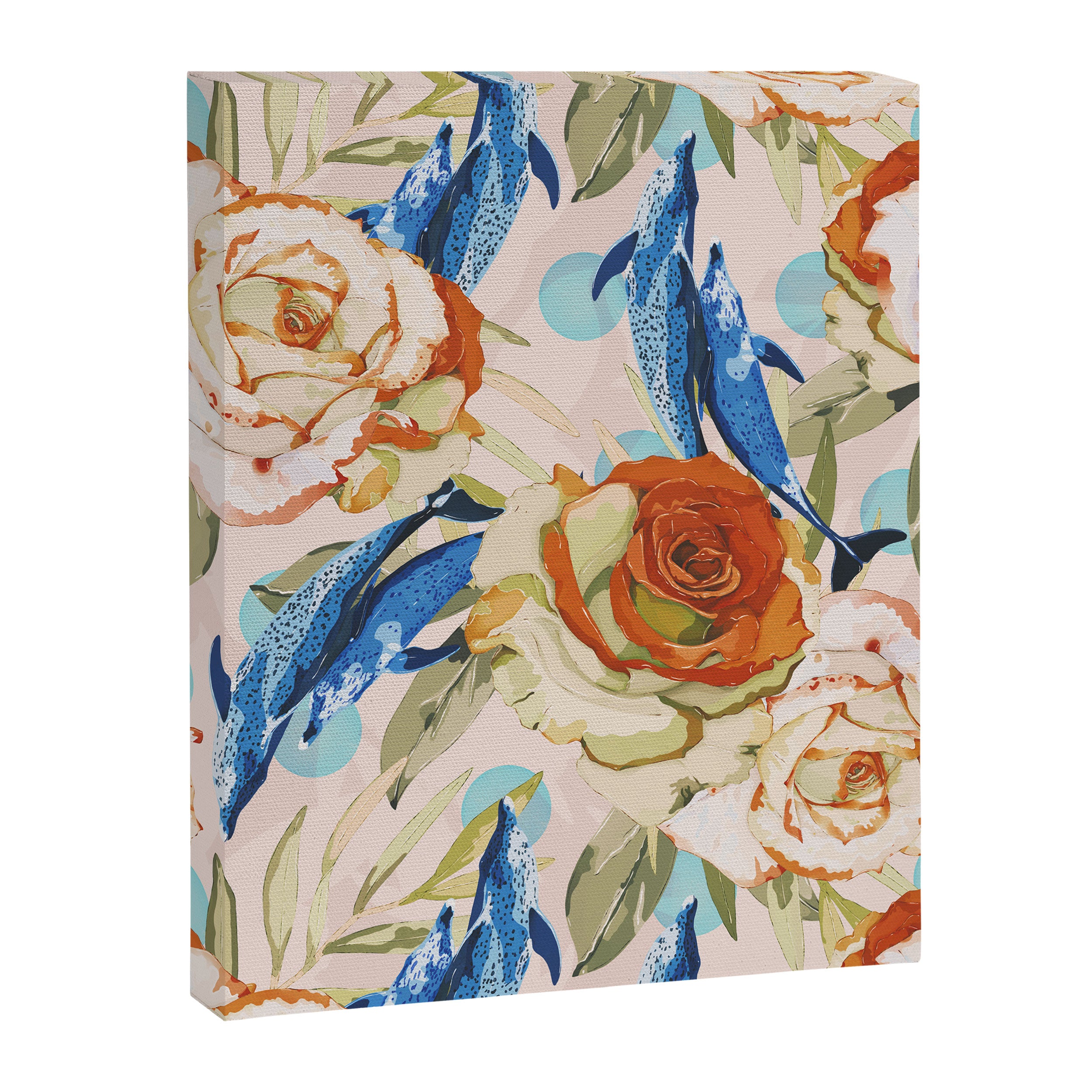 Dolphin Eternal Spring Charm Canvas Print Gallery Image 8