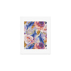 Dolphins in the roses A Art Print Gallery Image 1