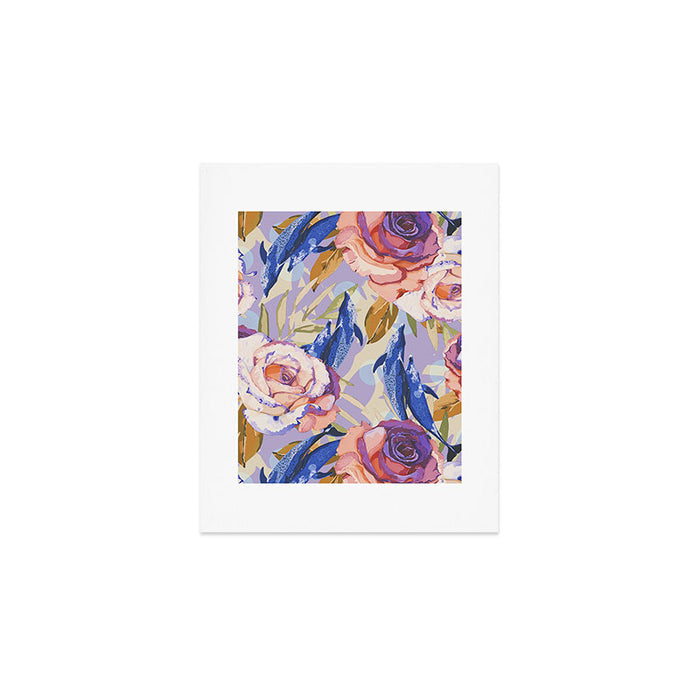 Dolphins in the roses A Art Print Gallery Image 1
