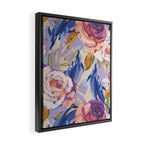 Dolphins in the roses A Framed Canvas Print Gallery Image 2