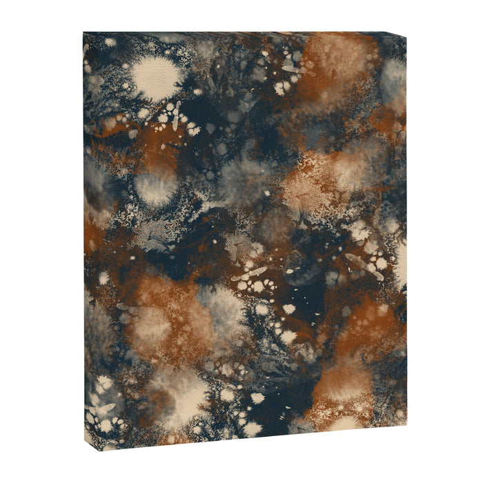 Earth watercolor splashes Canvas Print Gallery Image 1