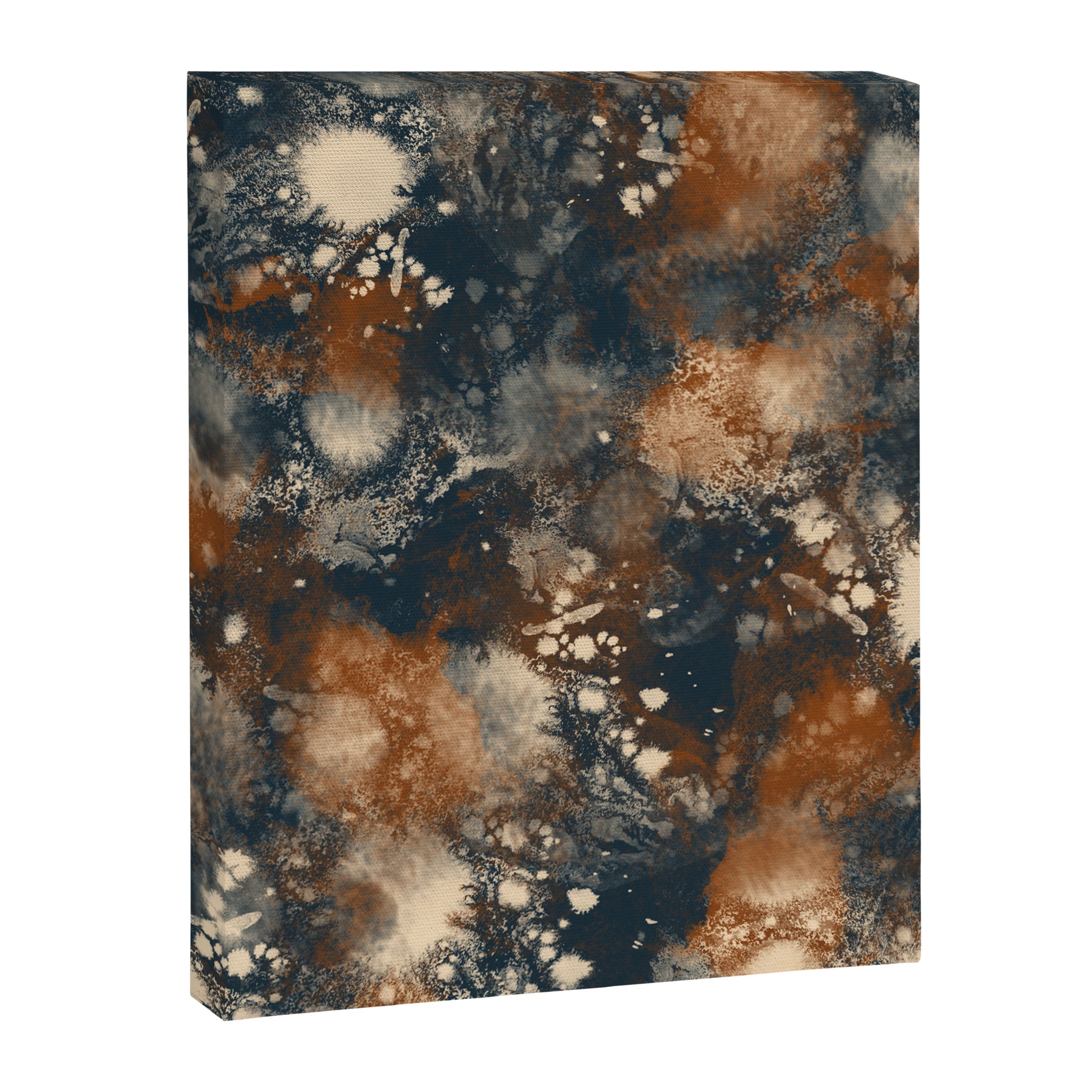 Earth watercolor splashes Canvas Print Gallery Image 8
