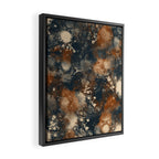 Earth watercolor splashes Framed Canvas Print Gallery Image 2