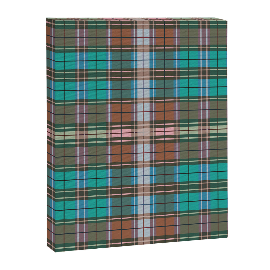 Earthy Tartan Elegance Canvas Print Gallery Image 8