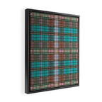 Earthy Tartan Elegance Framed Canvas Print Gallery Image 2