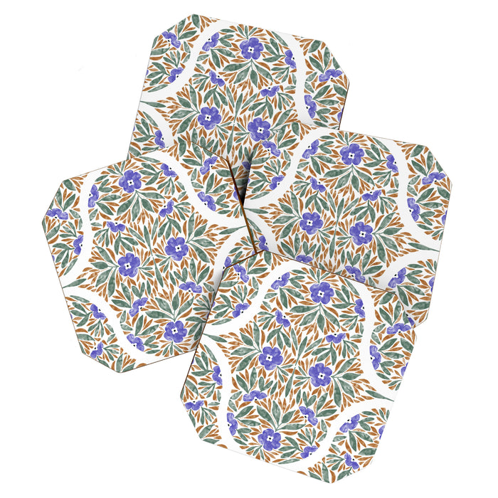 Elegant Flora Artistry Coaster Gallery Image 1