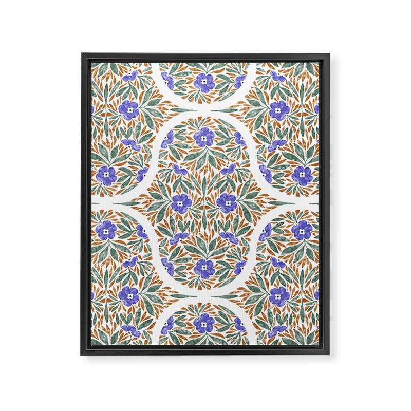 Elegant Flora Artistry Framed Canvas Print Gallery Image 8