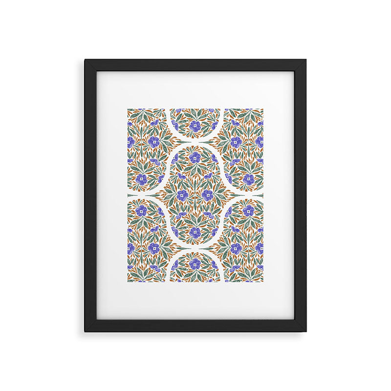 Elegant Flora Artistry Framed Art Print Gallery Image 6