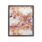 Elegant Swans in Bloom Framed Canvas Print Gallery Image 8
