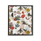 Elephant yoga 01 Framed Canvas Print Gallery Image 8