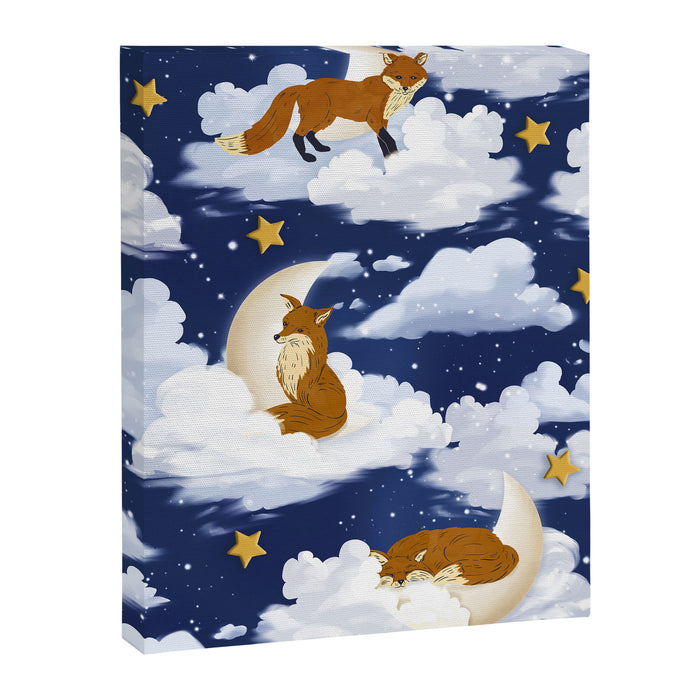 Enchanted Fox Moons Canvas Print Gallery Image 1