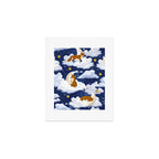 Enchanted Fox Moons Art Print Gallery Image 1