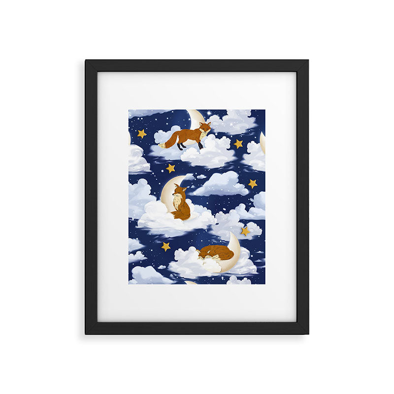 Enchanted Fox Moons Framed Art Print Gallery Image 6