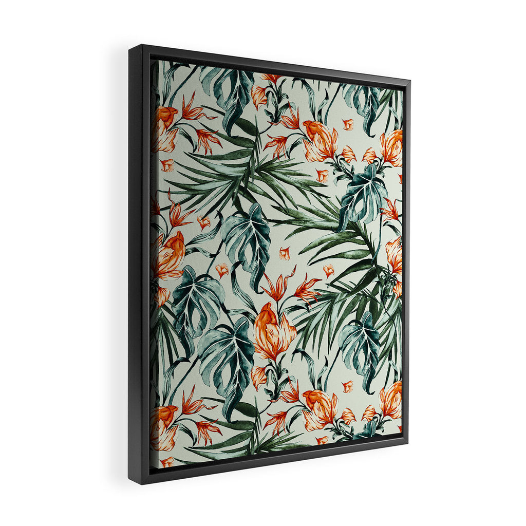 Exotic flower nature-07 Framed Canvas Print Gallery Image 2