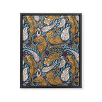 Exotic Tiger Oasis Dark Framed Canvas Print Gallery Image 8