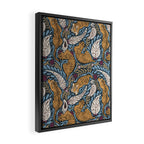 Exotic Tiger Oasis Dark Framed Canvas Print Gallery Image 2