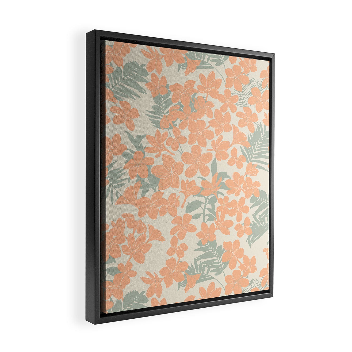 Exotical flowering blooms AH Framed Canvas Print Gallery Image 2