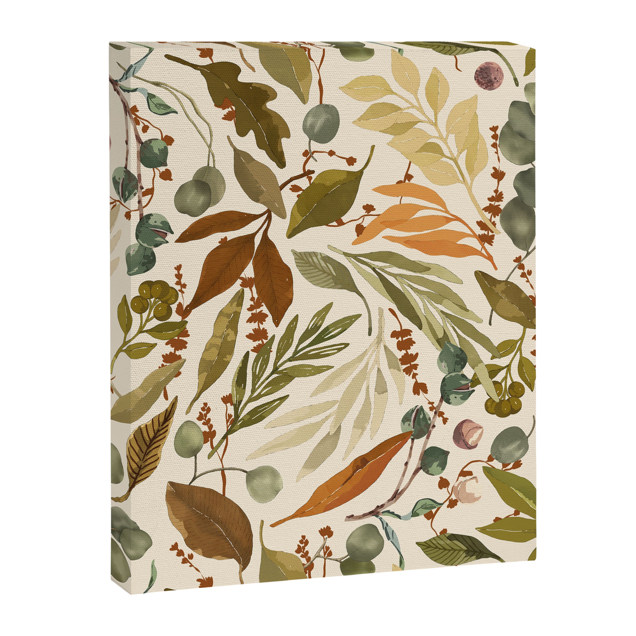 Fall leafy nature B Canvas Print Gallery Image 8