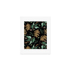 Fall of fall leaves dark Art Print Gallery Image 1
